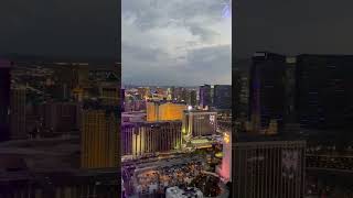 Vegas sky line from the high roller lasvegas vegas highroller skyline sunset casino [upl. by Aima]