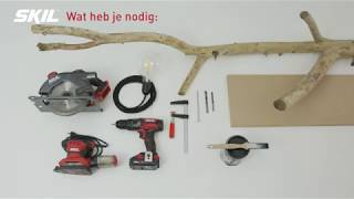 Een houten staande lamp maken [upl. by Mharg684]