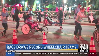 Publix Marathon draws record number of wheelchair teams [upl. by Lewes]