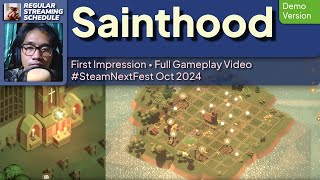 Sainthood Demo  First Impression  Full Gameplay SteamNextFest SNF October 2024 [upl. by Tdnerb634]