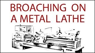 BROACHING ON THE LATHE [upl. by Morice]