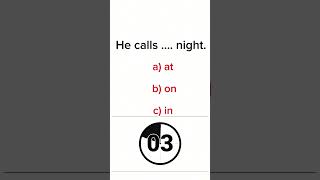 Prepositions in to at  Grammar test  mcqs [upl. by Elene]