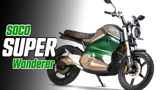 2021 Super Soco TC Wanderer Electric Motorcycle [upl. by Kele]