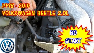 Volkswagen Beetle NO START Cranks But Will Not Start [upl. by Alad]