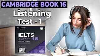 Cambridge book 16 Listening Test 1  ielts listening  ielts listening practice test [upl. by Eidna]