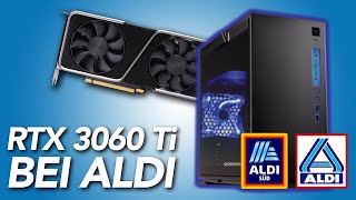 BILLIGER gehts nicht  ALDI GamingPC Erazer Engineer P10 mit RTX 3060 Ti [upl. by Eneirda]