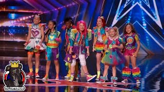 Americas Got Talent 2022 XOMG POP Full Performance amp Intro Auditions Week 1 S17E01 [upl. by Sedlik]