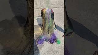 Rapunzel garima jaiswal long hair colours holi2024 longhaircolors virallonghair [upl. by Tound]