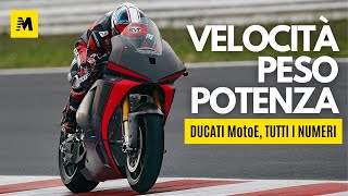 Ducati MotoE velocità peso autonomia Tutti i numeri della V21L con Michele Pirro [upl. by Ynnos]