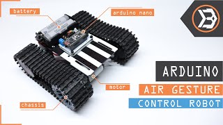 How To Make DIY Arduino Air Gesture Control Robot [upl. by Akelam146]