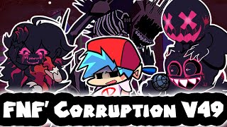 Friday Night Funkin  Corruption V49 Released  Cutscenes amp Dialogues  FNF Mod [upl. by Ateuqahs555]