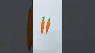 DiYHow To Make carrots with Clay  shortsvideo craft shorts carrot clay tiktok [upl. by Imyaj]