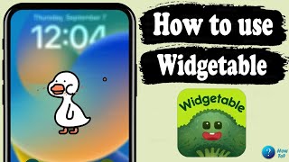 How to use widgetable app for beginners  widgetable app tutorial [upl. by Llenehc]