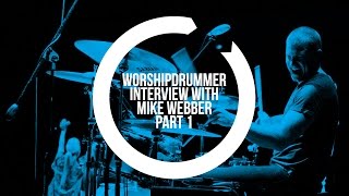 WorshipDrummer Interview with Mike Webber Planetshakers  Part 1 [upl. by Olpe]