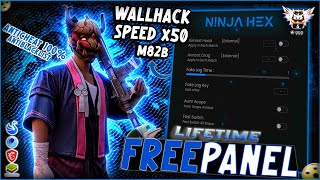 FREE PANEL PC GRATIS OB46 WALLHACK  SPEED  SNIPER LIFETIME FREE FIRE 🎁 ANTI BAN 100  NINJA HEX [upl. by Weisler]