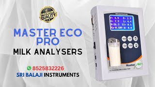 Master Eco Pro Milk Analyser [upl. by Nikolai]