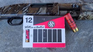 These Shells Suck Sellier amp Bellot 234quot 15 Pellet 00 Buck Test W Mossberg 835 amp Stock Full Choke [upl. by Ahsem]