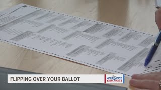 What to remember when voting straight ticket and the importance of flipping over your ballot [upl. by Coshow]