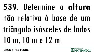 C14 TRIÂNGULOS RETÂNGULOS 539 [upl. by Lassiter]