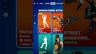 Fortnite Riches Emote Item Shop [upl. by Fernandez836]