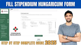 How to fill Stipendium Hungaricum Scholarship form 2025  Complete Guide [upl. by Beattie879]