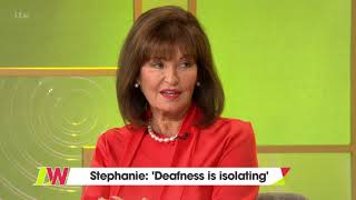 Stephanie Beacham on How Isolating Hearing Loss Is  Loose Women [upl. by Lynnea]