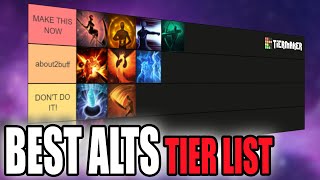 What Is the Best Alt To Make  Best Alt Tier List [upl. by Clari]