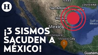 Septiembre mes de los sismos  Se registran temblores en Jalisco Guerrero y Colima [upl. by Safoelc]