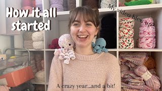 My Crochet and Etsy Journey  UK Small Business  Emsdenco🐙 [upl. by Anelec]