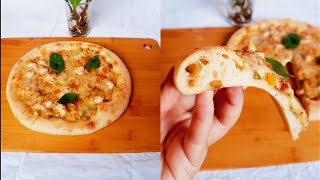 طريقة تحضيرعجينة البيتزا النابولي، بالصلصةالبيضاء بيتزابيتزاايطالية pizza [upl. by Malvino]