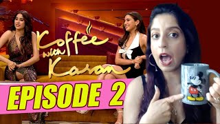 Koffee with Karan Season 7 Episode 2 Review  Reaction  Sara Ali Khan Janhvi Kapoor Karan Johar [upl. by Osei132]