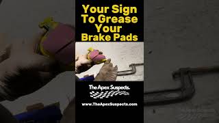 Grease Your Brake Pads howto tutorial mechanic projectcar bmw m3 car cars shorts short [upl. by Ardnuahs]