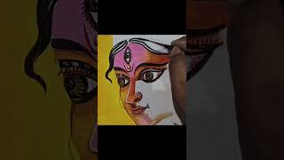 JAY MATA DI🙏DURGA POOJAytviral navratrispecial shortsvideo paintingstyles artgallery [upl. by Kcirtap]