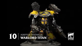 40 Years of Warhammer – Adeptus Titanicus Titan [upl. by Atilam566]