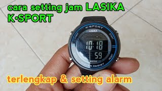 Cara setting atau pengaturan jam lasika ksport [upl. by Esma332]