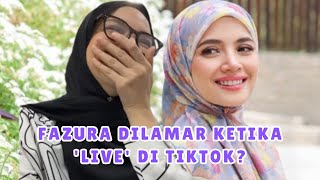 Idah belum habis lagi tibatiba Fazura dilamar peminat [upl. by Ahsemrak735]