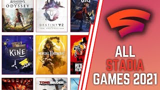 All Google Stadia Games that launched in 2021 [upl. by Ashely]