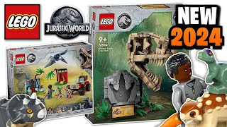 LEGO Jurassic World 2024 Sets OFFICIALLY Revealed [upl. by Dawes526]