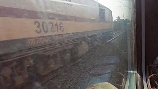 Furiously Crossing Gzb WapP7  12876 Anand Vihar T  Puri Neelachal Express  Indian Railways [upl. by Oicanata]