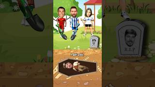 who will save MrBeast  ⚰️🪦 Ronaldo or Messi or Celine 😱 [upl. by Notsuoh]