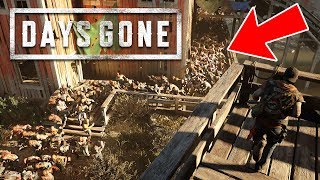 1000000 ZOMBIES HORDE Days Gone Part 2 [upl. by Frechette]