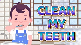 Clean My Teeth🪥  Kids Song amp Nursery Rhymes  Super Simple Song [upl. by Range]