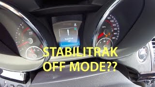 Chevrolet SS  Secret Stabilitrak OFF Mode Traction Control [upl. by Wrdna750]