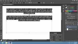 How to Justify the Text in Photoshop CS6 [upl. by Wurster]