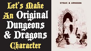 Lets Make an Original Dungeons amp Dragons Character [upl. by Eiramnwad]