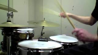 Grooving on a 138 drum pattern  Partido Alto variation [upl. by Yoshio325]