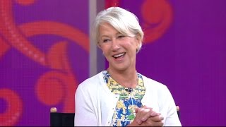 Helen Mirren Interview 2014 Actress Sheds Light on Her New Role in The Hundred Foot Journey [upl. by Esyned]