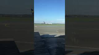 Ryanair flight FR2667 taking off from Bergerac airport for London Stansted [upl. by Hcurob843]