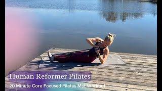 Human Reformer Pilates 20 Minute Core Workout [upl. by Atil]