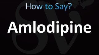 How to Pronounce Amlodipine correctly [upl. by Nrubliw]